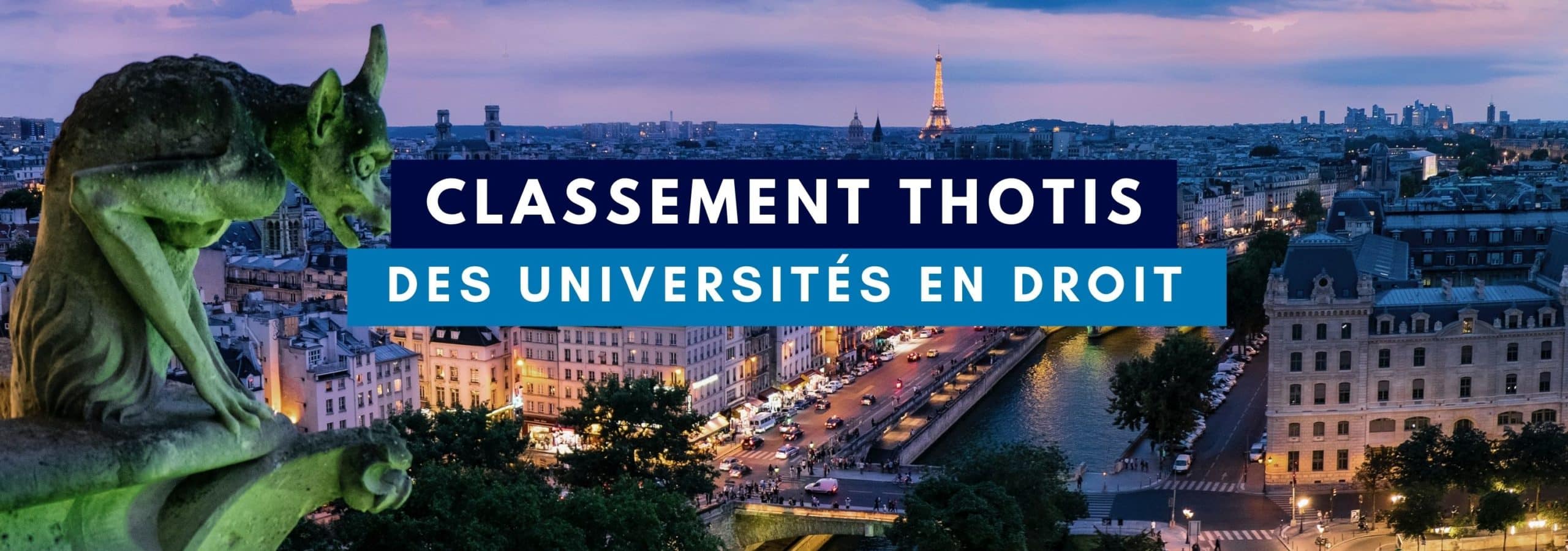 Quelles sont les meilleures fac de droit ?