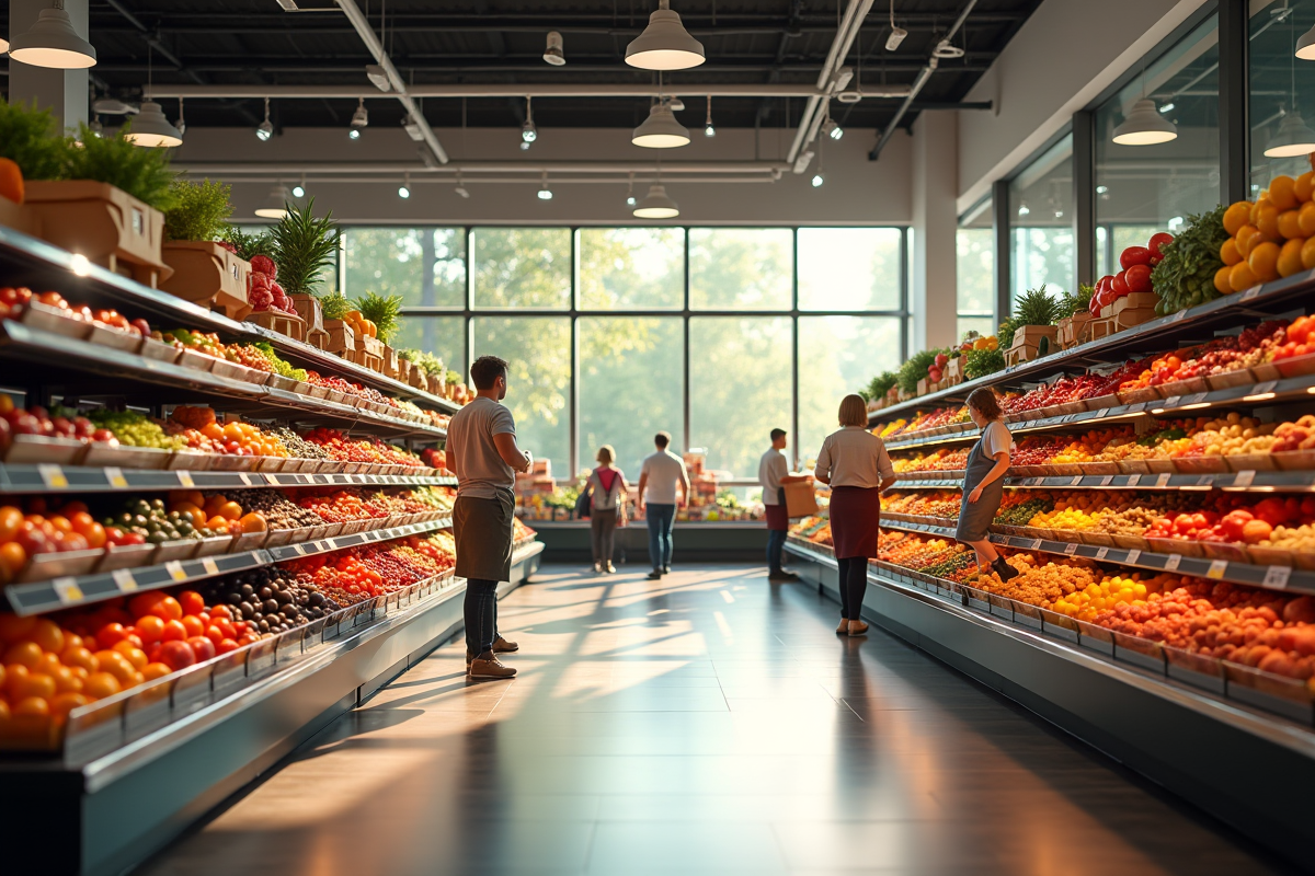 supermarché innovant