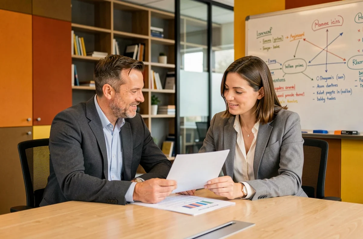 Équipe de VM Conseil, cabinet de conseil et expertise comptable à Toulouse, en réunion stratégique
